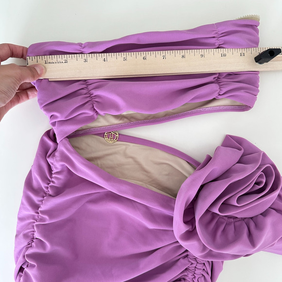 Bahia Maria Mia Mini Dress Small Orchid Lilac Hot Girl Night Out Glam Statement - Picture 13 of 13